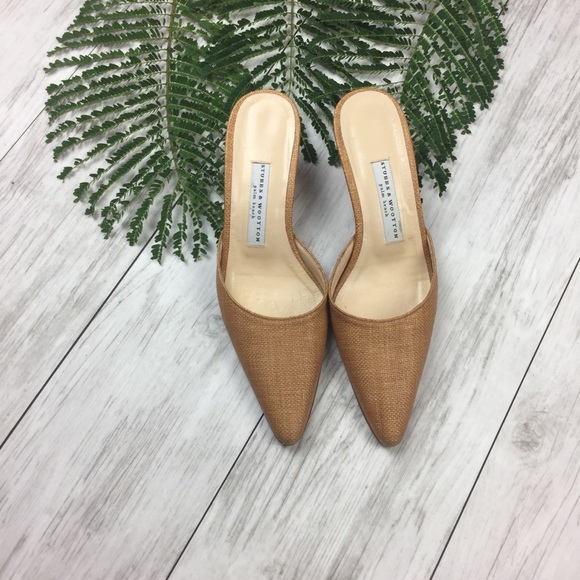 Stubbs & Wootton Palm Beach Woven Wedge Mules - Picture 2 of 7